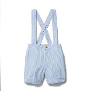 Janie and hack seersucker shorts with suspenders